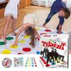 Klassisches Twister Spiel Party Spielmatte Eltern-Kind Boden Spiel Familie Mehrspieler Interaktives Spiel