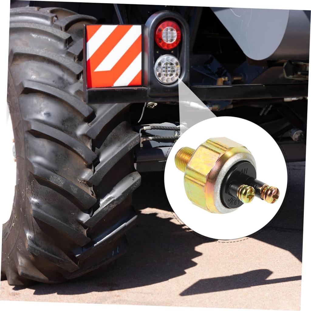 MUELODSIC 2PCS Brake Light Switch Brake Light Pressure Switch Iron Gold