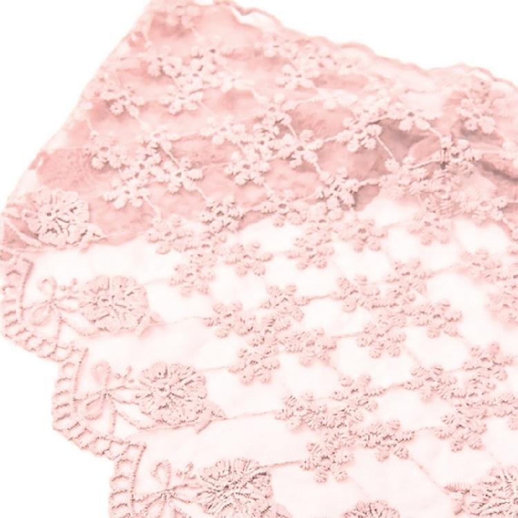 Vintage French Lace Flower Head Wrap Thin Bandana Neck Scarf for Female Various Outfits and Occasion Holiday Headwear