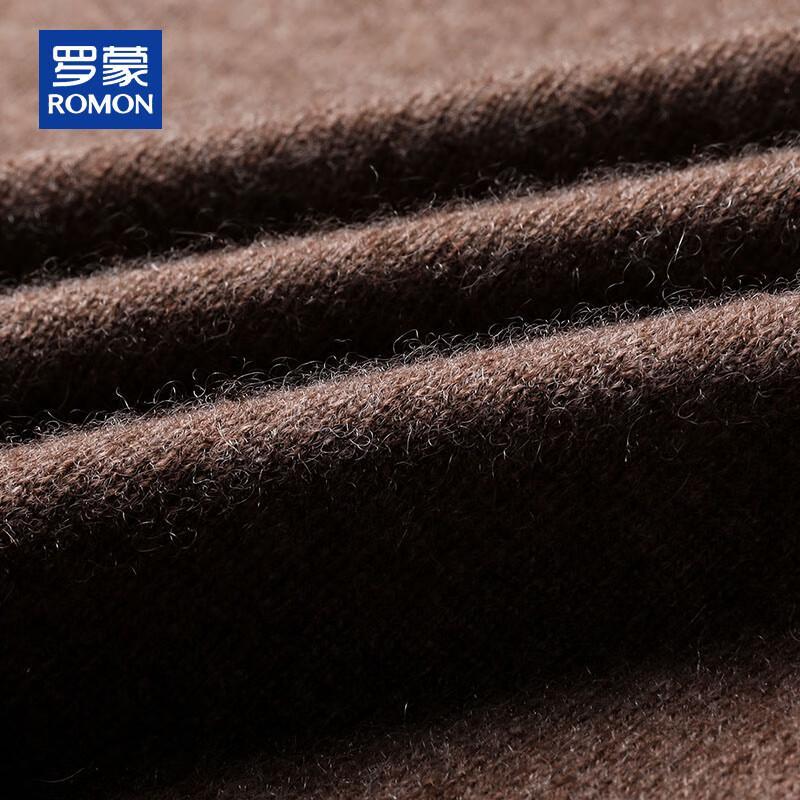 ROMON Men's 100% Cashmere V-Neck Cardigan Sweater