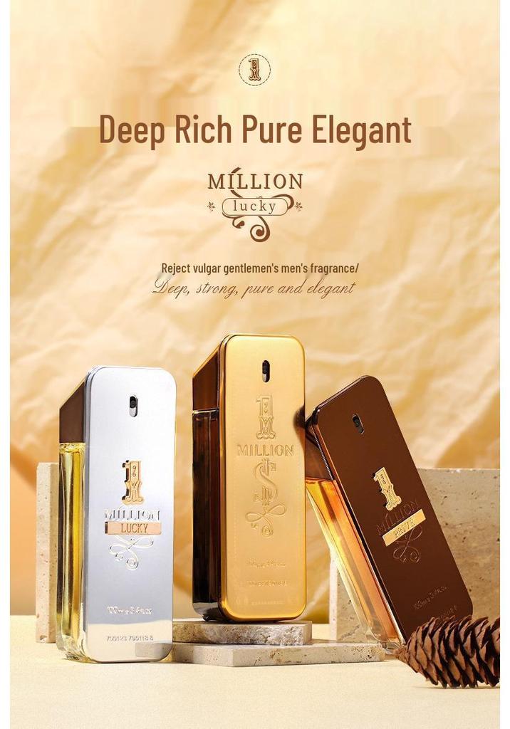Cross Million Gold Brick Men's Perfume | 100ml Long-lasting Woody Fragrance | High-end Scent