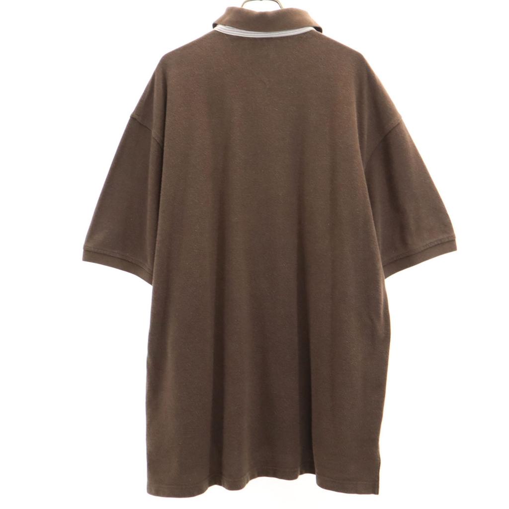 Tommy Hilfiger Short Sleeve Polo Shirt XL Brown Men's Used