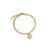 Dongdaemun Personality Temperament Mori Love Fritillary Round Bead Bracelet Female Retro Girlfriend