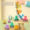 7/11/12/14Pcs/Set Magnetic Number Train Toy Kit Toddlers Number Counting Color Sorting Preschool Learning Activity Educational Train Toy