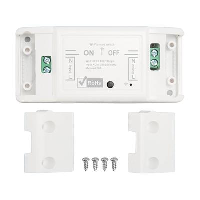 Mini Smart Relais WiFi Schalter 8 Gruppen Timing Aufgaben Brandklasse V0 Drahtloses Licht Fernbedienungsmodul für Tuya APP für