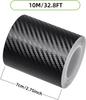 3D Carbon Nano Fiber Tape Car Bumper Door Guard Protection Film Door Sill Protector Sticker Black Waterproof Anti Scratch