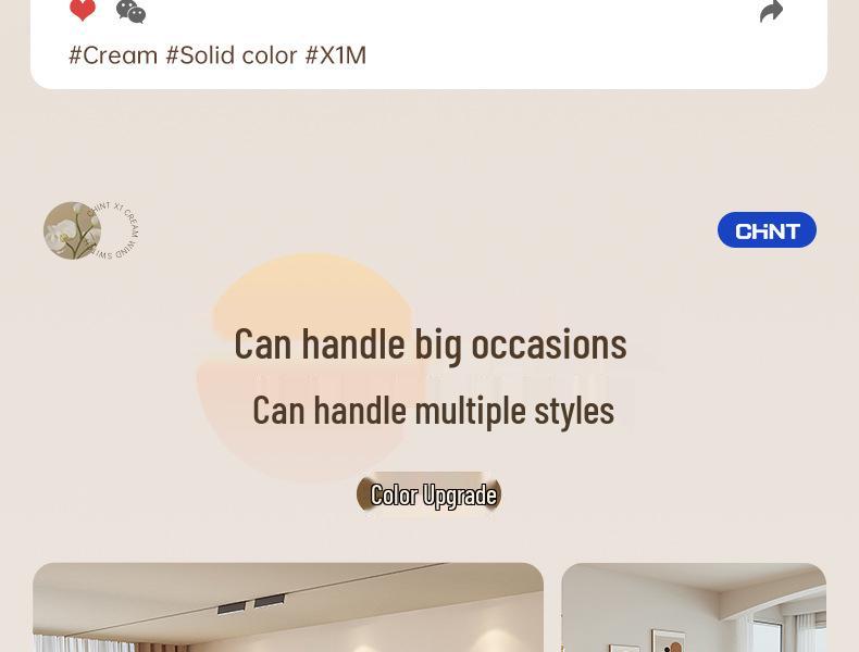 Chint 16A One-Gang 5-Hole Air Conditioner Wall Socket, Cream, Type 86, Phantom Silver Grey