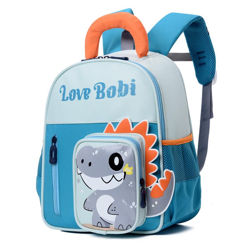 Children's Kindergarten Schoolbag Cute Daughter Small Schoolbag Cartoon Dinosaur White Bunny Boy Backpack