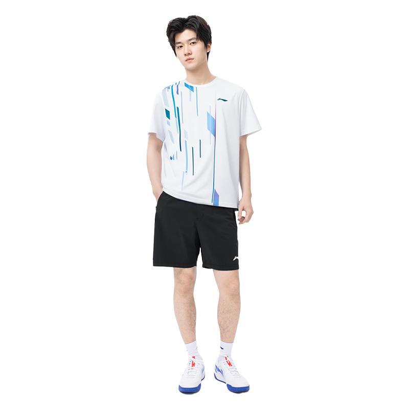 Li Ning Badminton Jerseys Unisex Crew Neck Thin AATV061-1