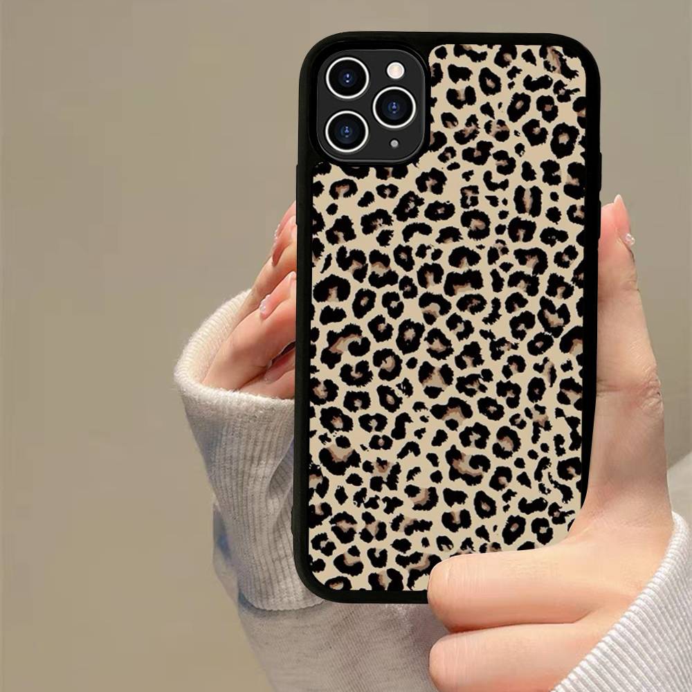 

Leopard Cheetah Print Phone Case For IPhone 17 Pro 16 Plus 16 Pro Max 15 14 13 12 11 PC+TPU Back Cover iPhone 15 pro