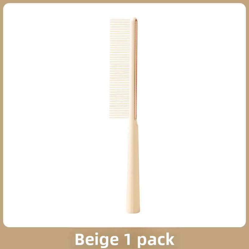 Neuer ultradünner Flachkopfkamm Damen- und Herrenhaar Haarschneiden Friseur Apple Push Edge Professioneller Frisierkamm