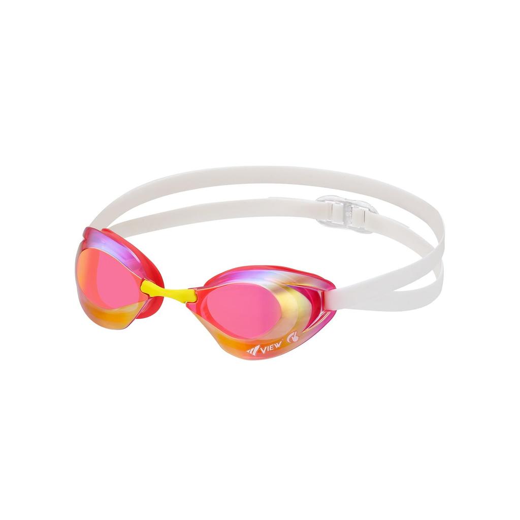VIEW V250YSAMDMVSH Rennspiegel Hybrid-Dämpfung x Weites Sichtfeld durch gekrümmte SWIPE WA Made in Japan Brille, Finish, Schmerzfreies Rennen, Widerstand,