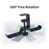 Aluminum Zinc Zinc Alloy Earphone Bracket Hanger Double Hook Headset Rack Holder  For Under Desk
