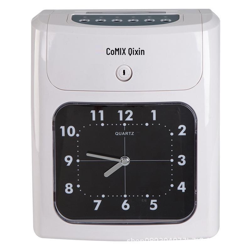 

Qixin MT-620T Time Clock Attendance Machine with Power Outage Capability and Card Swipe Feature
