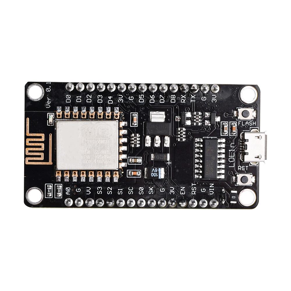 NodeMCU V3 ESP8266 ESP-12E WIFI Development Board CH340G Square Blackboard Soldering Pin Micro USB Interface
