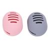 Makeup Sponge Holder Shatterproof Silicone Beauty Make Up Blender Case for Travel Gray Pink 2 PCS