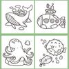 Children's Drawing and Coloring Book: Animals Ocean People - Learning-Focused Activity Pages Fit For ideal Ages 3-