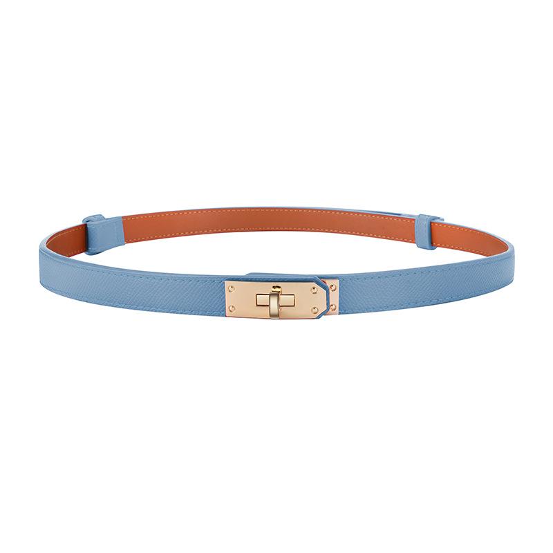 

Высококачественный женский кожаный пояс для утягивания талии с пряжкой из сплава Total Length 105