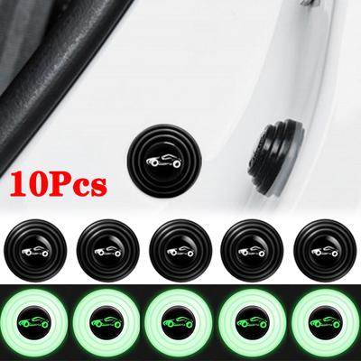 10pcs Car Door Shockproof Pad Silent Gasket Shock -Absorbing Stickers Car Trunk Sound Insulation Pad Thickening Cushion Stickers