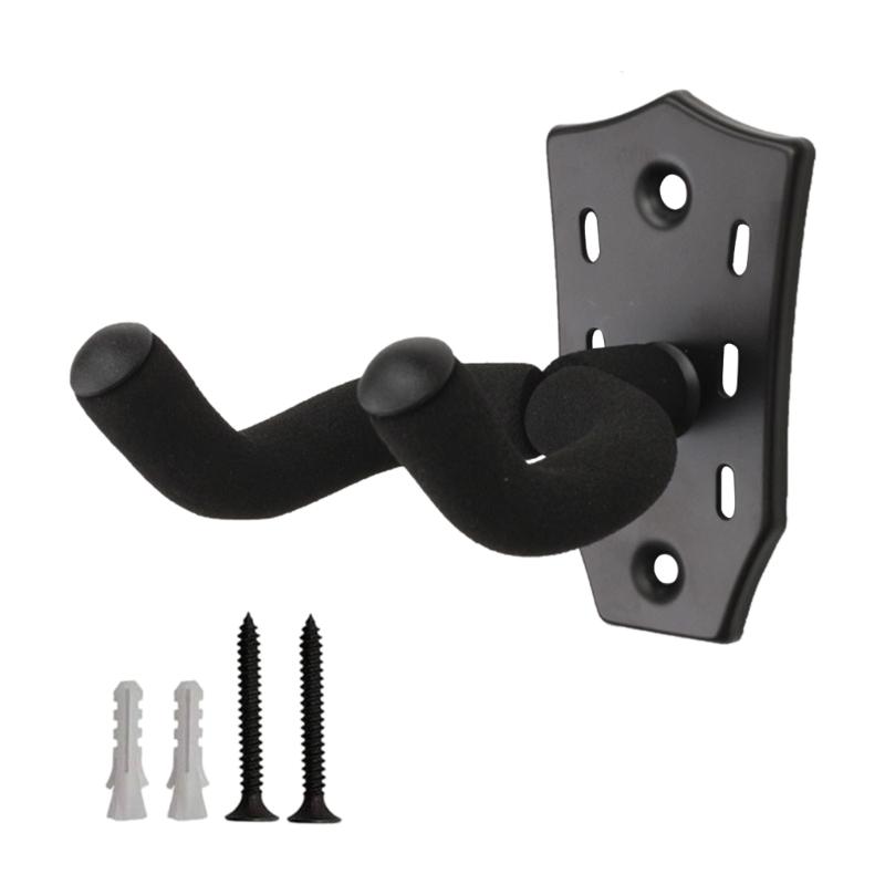 Guitar Wall Mount Metal Guitar Holder Practical Guitar Wall Hanger Guitar Neck Holder Hook Stand Guitar Parts for Bass