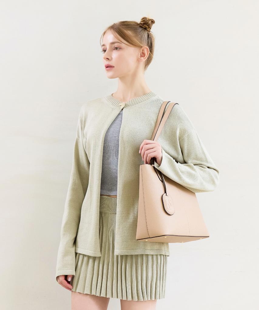 Banabana Cowhide Meiji A Shoulder & Shopper Bag