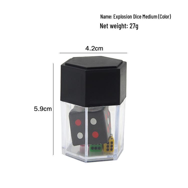 New Magic Toy: Large Explosion Dice Transform into Small Dice - Kids' Interactive Close-up Magic Prop