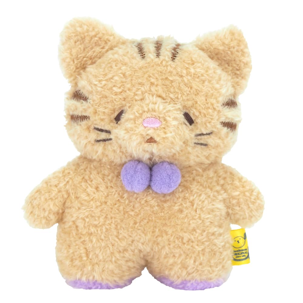 

Sunlemon Fluffy Cat S Brown and Tabby 14 x 14 x 15 cm Stuffed Animal P-8952