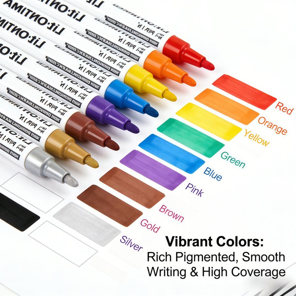 Stone & Rock Pens — Waterproof Paint Markers For Parties, Rock Painting, And Holiday Gifts