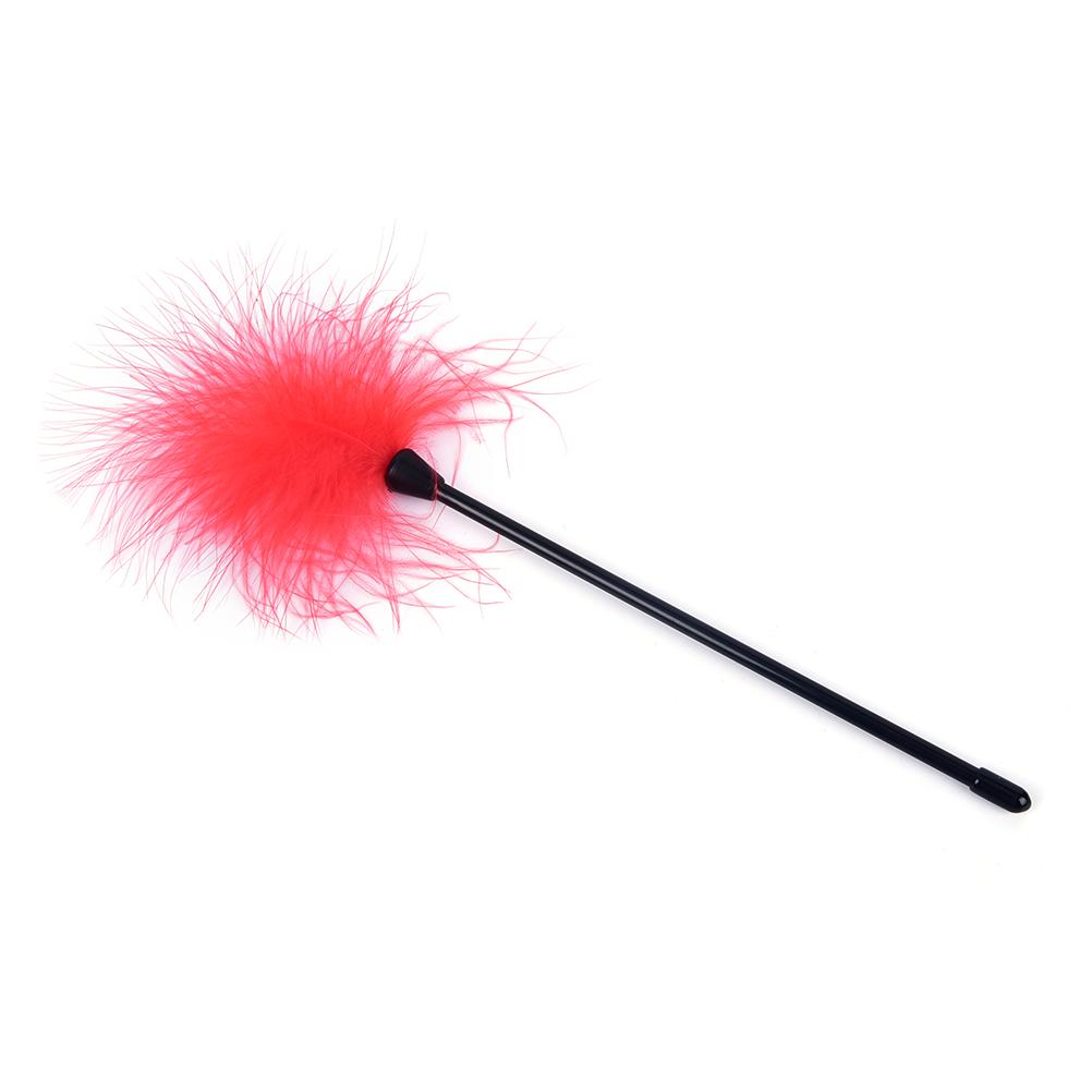 1PC PU Leather Sexy Whip For Lovers Couples Spanking Paddle Slap Clap Flap On Butt With Flirt Tickle Feather SM Sexy Game