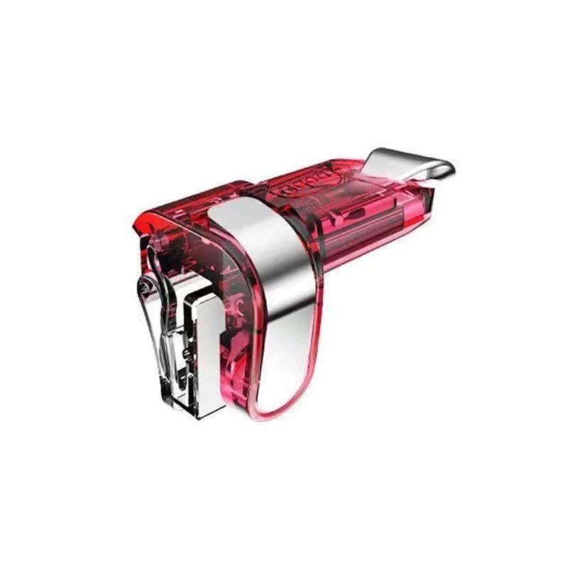 K03 Mobile Phone Game Trigger Controller 4 Fingers Pubg Gamepad Joystick Aim Shooting L1 R1 Alloy Key Button For Phone
