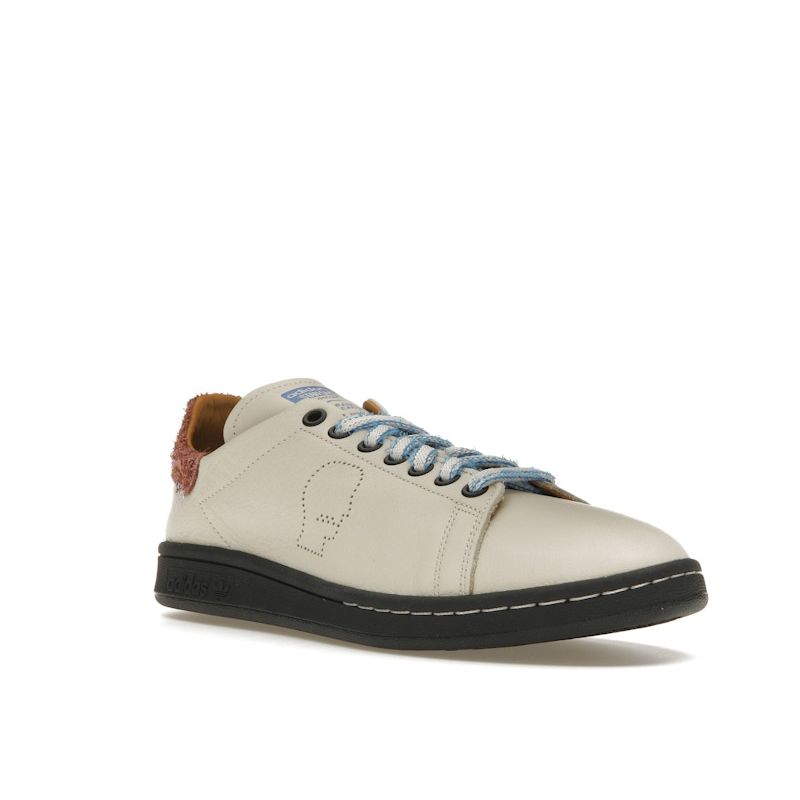 Brain Dead X Adidas Stan Smith Bliss Unisex Sneakers Cream Bahia-Light-Blue Mesa IH3432