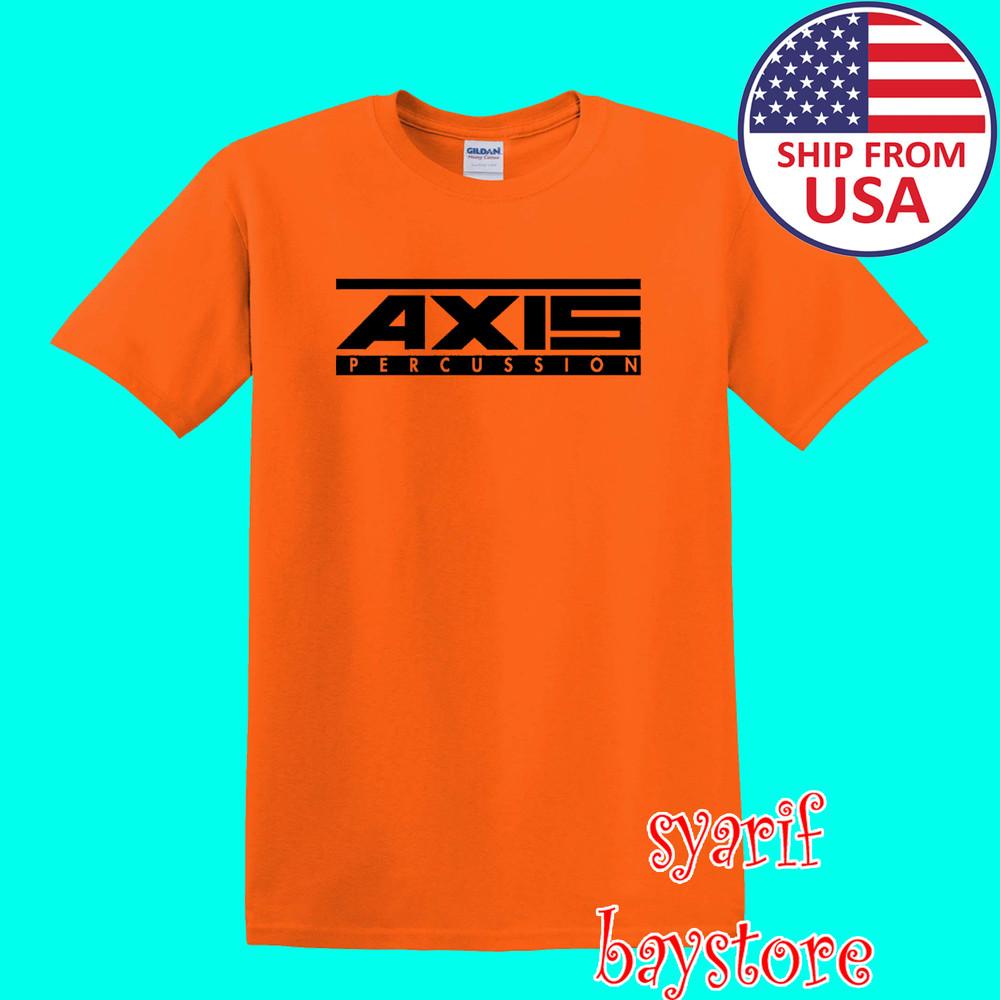 Axis Percussion Men#039;s Orange Size S to 5XL Unisex T-Shirt S