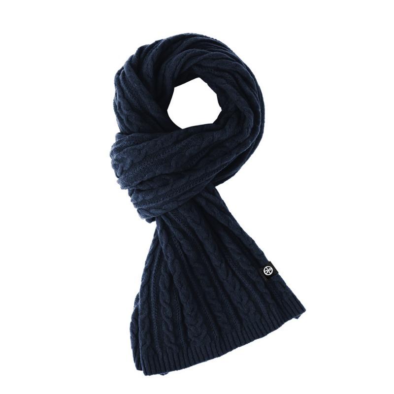 Winterschal für Damen, warm, gestrickt, dick, weich, elastisch, Schals mit verdrehter Textur, breit, lang, winddicht, Nackenschutz