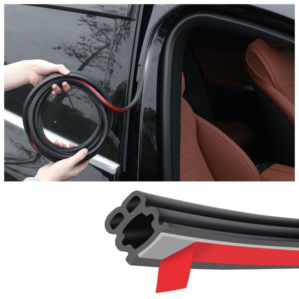 16M Car Door Seal 2-layer Hood Sealing Strip Durable Car Weather Stripping  Automobiles