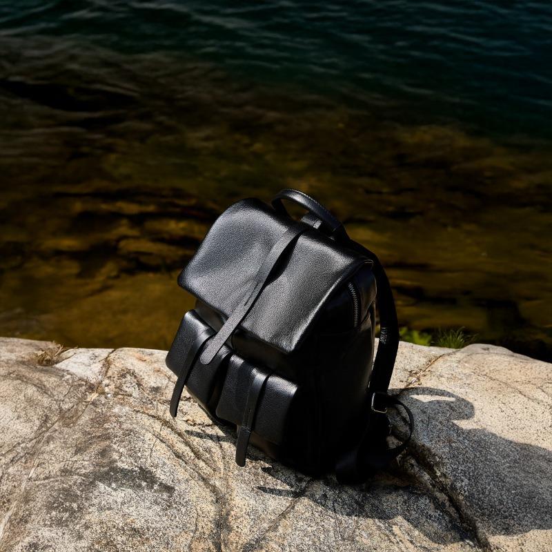 Leather backpack women's new fashion large capacity multi-functional women's backpack travel backpack bag