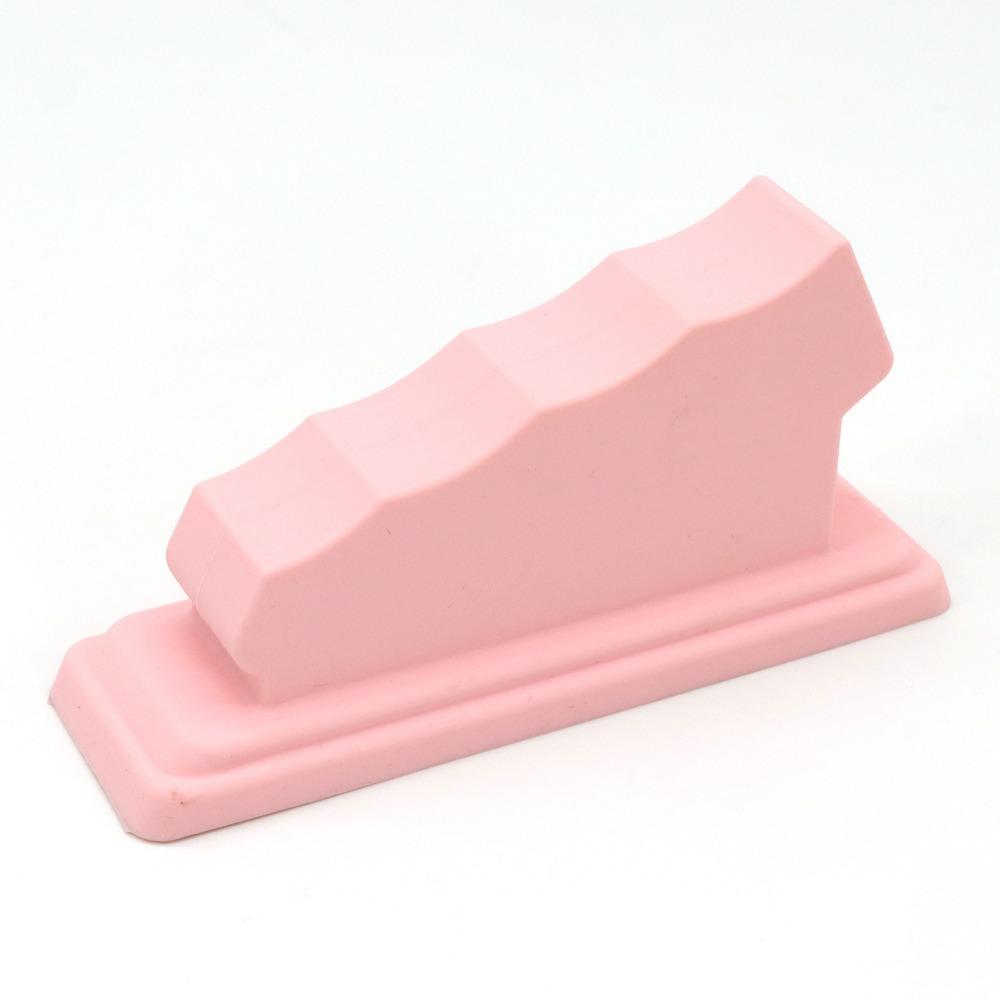 Silicone Nail Art Finger Support Sturdy Finger Stand Nail Practice Assistant Mat  For Nail Salon