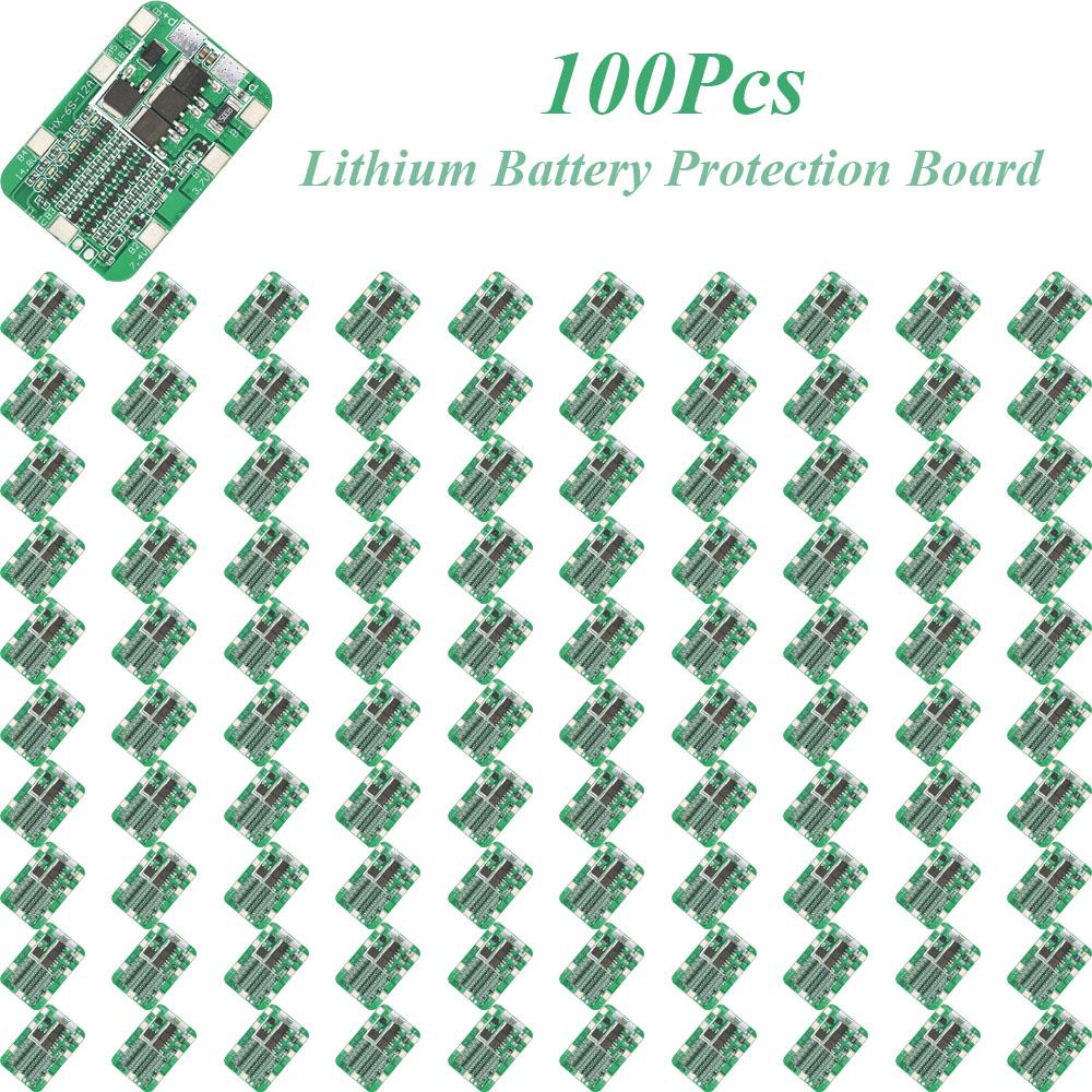 10/20/50/100Pcs 6S 18650 Lithium Battery Protection Board 25.2V 15A BMS Circuit Board For Power Supply Electric Equipment Lithiu