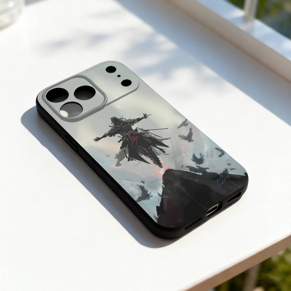 A-Assassins-s Cool C-Creed Phone Case For iPhone 17,16,15,14,13,12,11,Pro,Max,Plus,E,SE4,Air,Mini Black Soft Cover