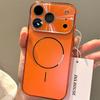 Laser Camera Protection Case for iPhone 17 16 15 14 13 12 Pro Max For Magsafe Wireless Charging Magnetic Matte Plating Cover
