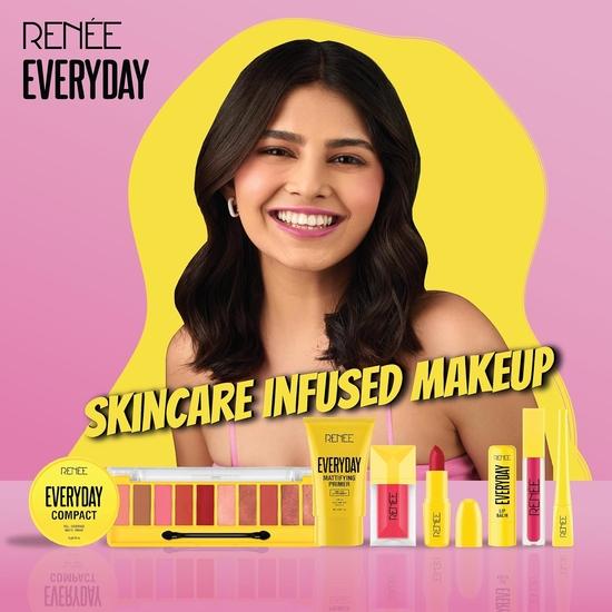 RENEE Everyday Matte Lipstick - Cupcake, Lightweight & Long Lasting, Intense Color Payoff with Creamy Matte Finish, Enriched  & SPF 30,3 Gm