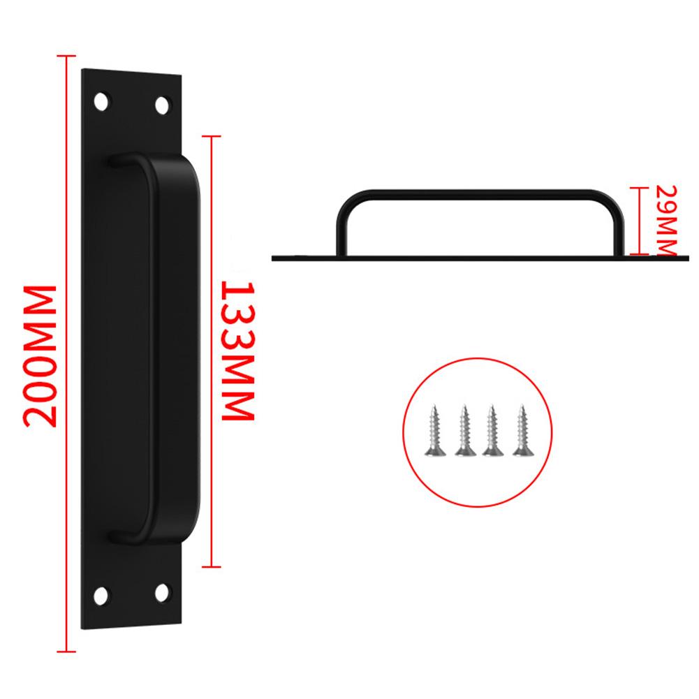 

Дверные ручки шкафа Дверные ручки Прочный дверной сарай чёрный