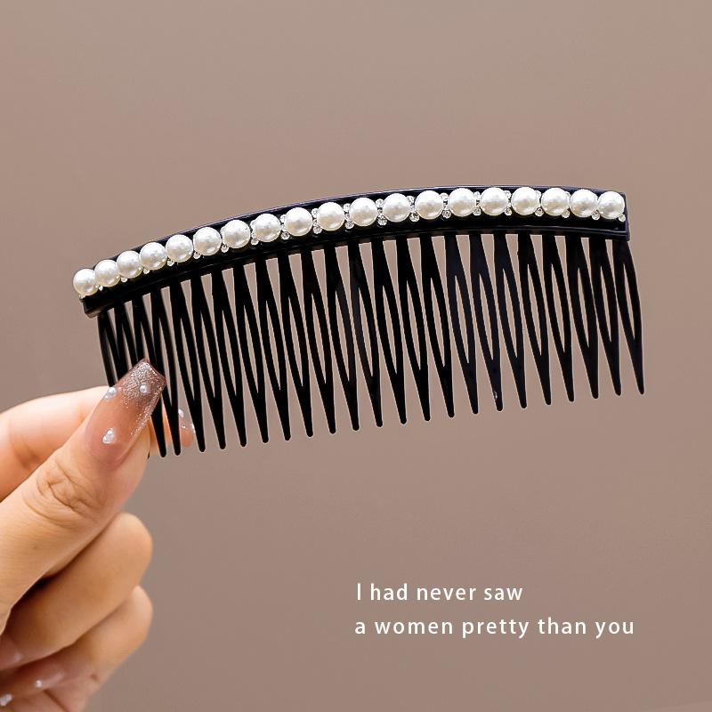 Stylish and Versatile Hair Clips for Women, Pearl Hair Combs for Wispy Hair, Bangs Clips, High-end Hair Accessories