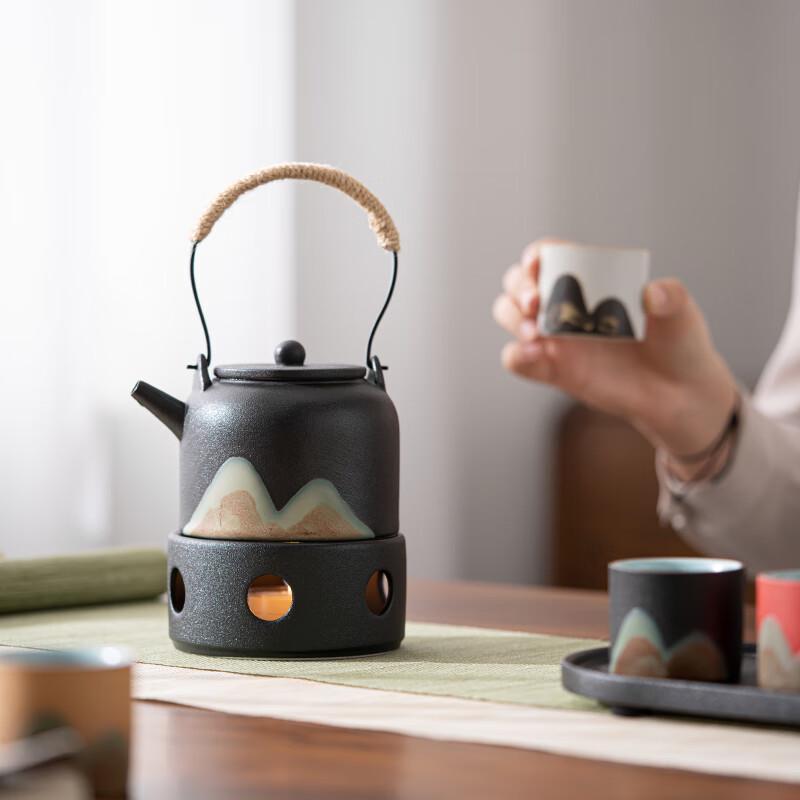 Qianli Jiangshan Hand-painted Ceramic Tea Set