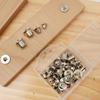 8/24x Wood Pin Locator DIY Center Punching Tools Set Woodworking Panel Furniture Tenon Positioning for Wooden Cabinet Closet