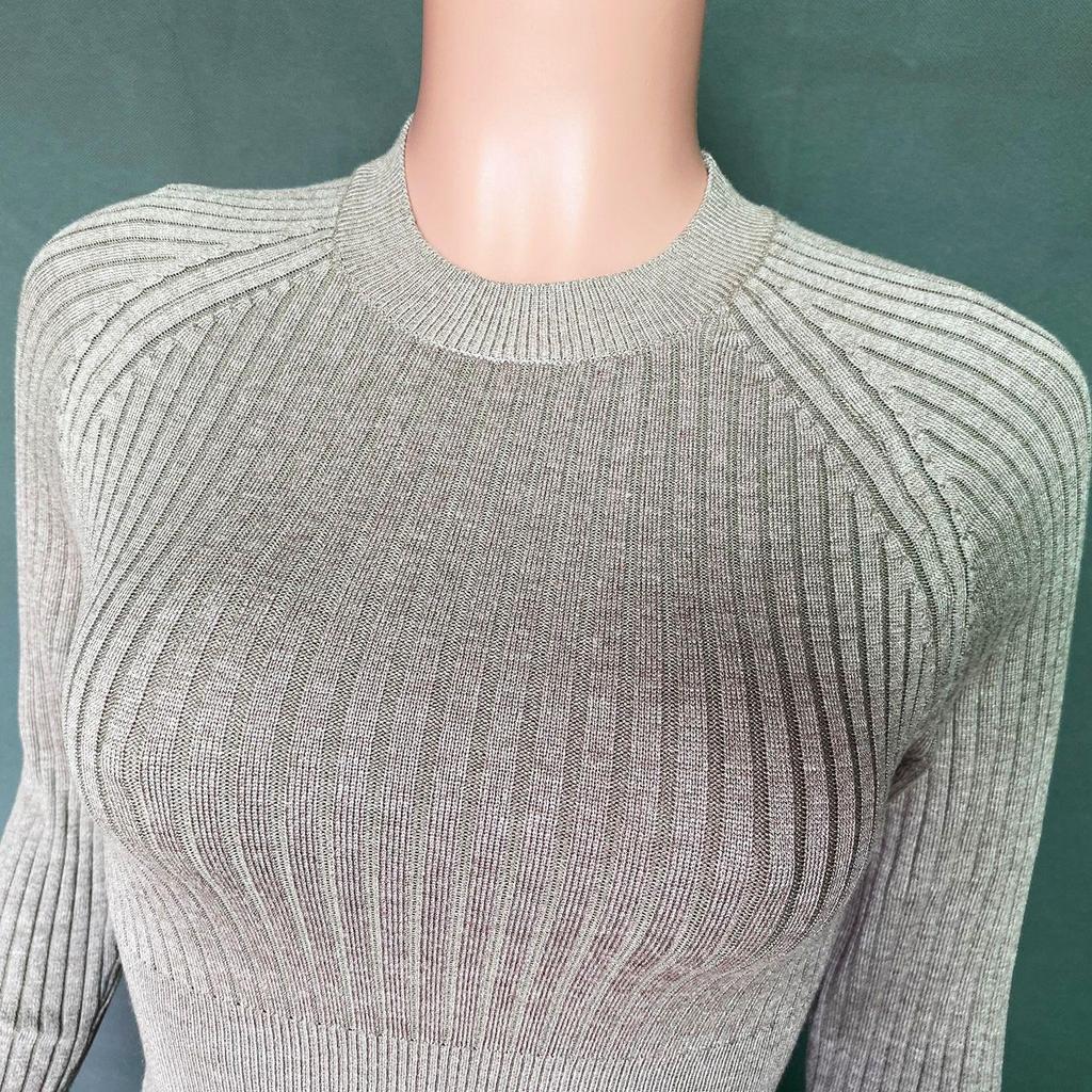 Toamnă Iarnă Femei Gâtul O cu mânecă lungă Culoare uni Pantaloni cu picioare largi Toate se potrivesc cu costume din două piese