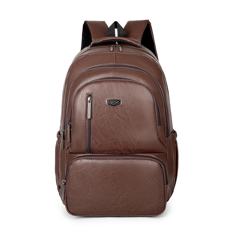 

TS JYL laptop bag,2025 Large Backpack Waterproof Solid Color Student Travel Business Bag OneSize чёрный