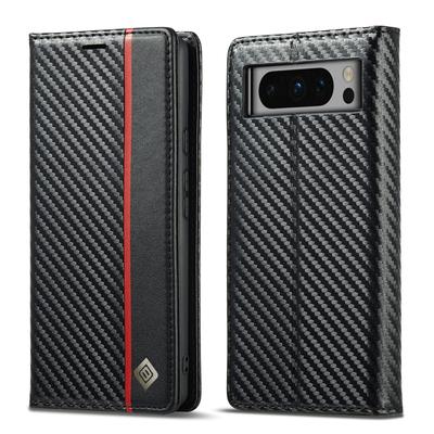 Θήκη για Google Pixel 7,Pixel 7a,Pixel 7 Pro,Pixel 8,Pixel 8 Pro.Carbon Fiber PU Splicing Flip Stand Θήκη τηλεφώνου