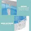 300W Mini Portable Clothes Washing Machine Capacity Small Washer Low Noise Automatic Single-Barrel Washer For Home/Dorm 4.5Kg