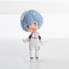 13CM Anime EVA Ayanami Rei Figure Q Version Pixel Style Asuka Langley Soryu Model Toy EVANGELION Gift Head Action Figure