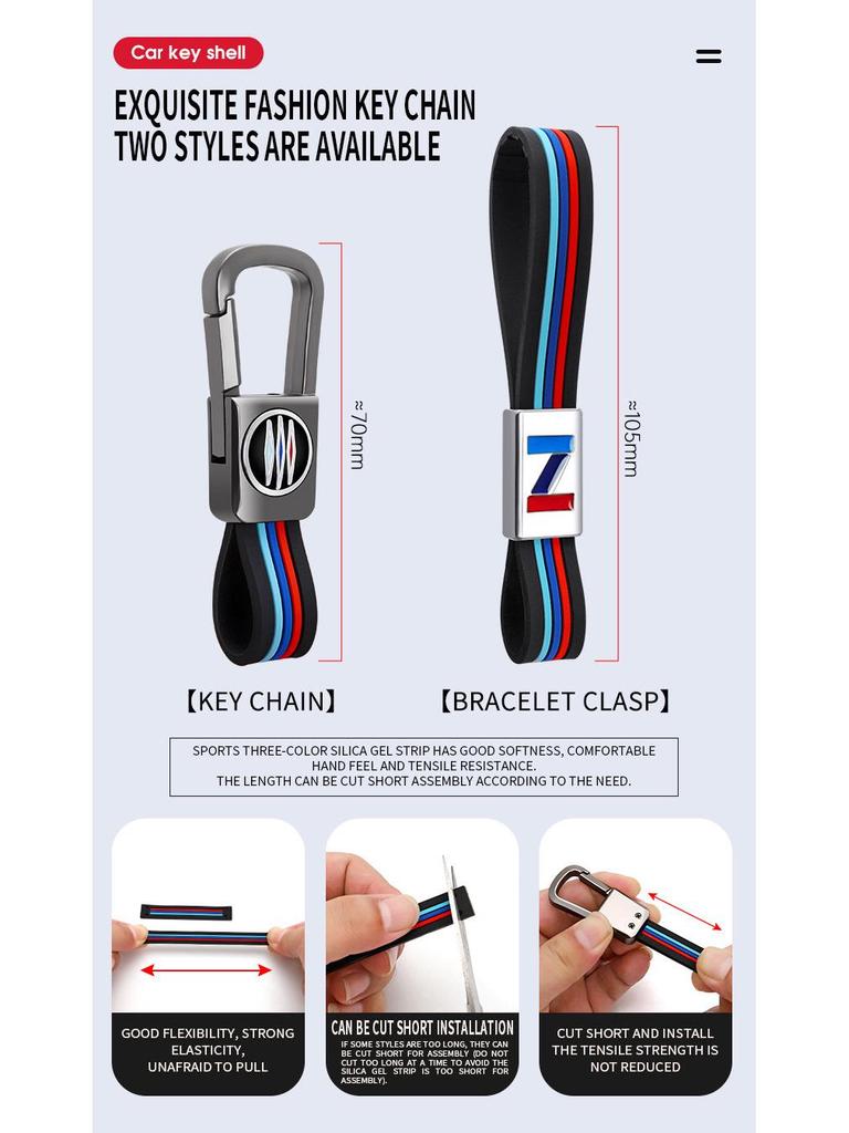 Mercedes-Benz Key Case for E-Class, C260L, C200L, A200L, E260, and GLC Luxury Models